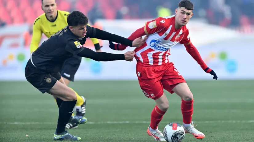 Mihajlo Ilić (Partizan) i Andrija Maksimović (Crvena zvezda)
